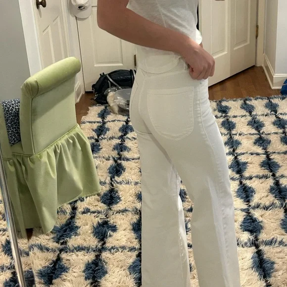 Good American Palazzo White Jeans - Picture 5 of 5